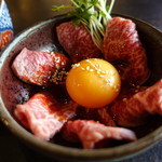 wapiti - 和牛タタキ　ユッケ風