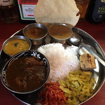 南インド料理 なんどり - ペッパーチキンミールス
