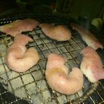 ホルモン・焼肉　8 hachi  - 焼かれる、豚のおっぱい