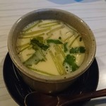 めし屋 味日和 - 白子の茶碗蒸し