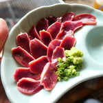 ろばたやき山ろく - 砂ずり刺身