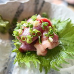 ろばたやき山ろく - 砂とろ刺身