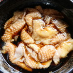 ろばたやき山ろく - 鶏皮たれ