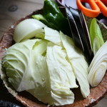 ろばたやき山ろく - 野菜焼き