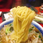 そば処 つる岡 - 太麺をチョイス