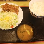 Matsuya - 豚ロース生姜焼定食（大）650円♪