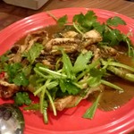 立飲・ビストロシン サンテ - イカ肝とマッシュポテト