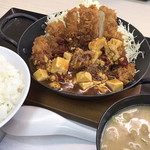 かつや - 麻婆チキンカツ定食