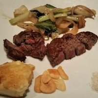 知喜多亭 和 - 2018/12/12　和ランチコース・鉄板焼ステーキ100g（フィレ）