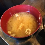 ずんべら屋 - セルフの合わせ味噌の味噌汁