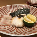 銀座 しのはら - 虎河豚の白子