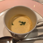 北島亭 - アカザエビのビスク。