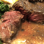 北島亭 - 蝦夷鹿のロースト。