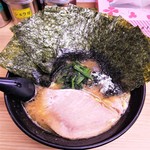 Menya Haru - ラーメン580円麺硬め。海苔増し100円。