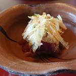 東京 芝 とうふ屋うかい - かつおのお造り