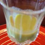 東京 芝 とうふ屋うかい - 八寸  そら豆のすり流し