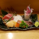 海鮮炭焼処とら太 - 刺身5点盛