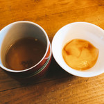 蕎麦 坐忘 - 蕎麦ゼリーと蕎麦茶