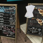 oj珈琲 食べ物屋cafe - 店頭看板