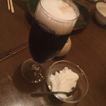 鶏 かんのや - ツィッターフォローで提供される杏仁豆腐