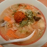 幸楽苑 - 野菜担担麺餃子セット