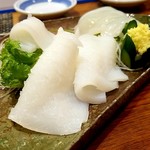 青森おでん いず良 - ヤリイカ刺身