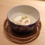 鮨 さかい - 虎河豚白子焼き