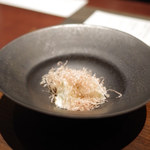 欧割烹 清水 - 糸島産シロネリ乾酪漬け 糸鰹 山葵