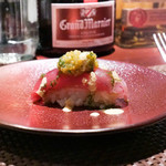 コントワール ミサゴ - メジまぐろ香味野菜のかわり鮨