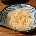 蕎野 - 天かすはセルフで取り放題です。