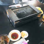 味源 - 焼肉定食 ＋ 塩タン ランチを
      3人前 注文します❤️