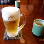 明養軒 - ドリンク写真:エビスビール