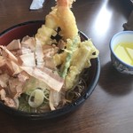 手打ち蕎麦 そば神 - 海老天おろしそば（大）1,300円