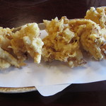 手打ちそば かめやま - ｢富山産白えびのかきあげ ￥550｣