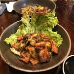 お魚酒場 鬼とと - 牡蠣とベーコンの炒めもの