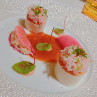 ロオジエ - 前菜2  毛ガニと蕪のババロワ