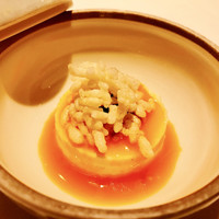 レストランエール - ②コシヒカリトリュフ：お米のムース　トリュフTKG様