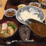 Yabu shin - 2019年3月。カレーライス定食820円。