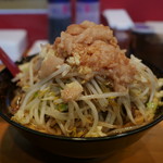 ラーメン ほしの  - 小ラーメン（野菜少なめ、ニンニク、アブラ）