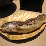 厨翠山   - おしょろこまの　炭火焼き　（五十三、藻塩）