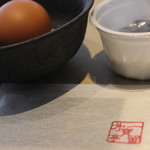 厨翠山   - 卵、海苔、黒豆納豆