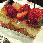 カフェ＆ダイニング Chef's Palette - イチゴフェアで食べた苺のケーキ。