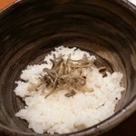 小鉢ご飯（山椒しらす）