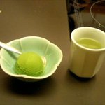 しゃぶしゃぶ・日本料理 木曽路 - 木曽路：抹茶アイスクリーム