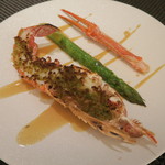 スゥリル - 焼津産「活赤座海老」　蕗の薹