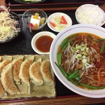 福泉餃子 - 焼き餃子定食