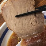 東池袋 大勝軒 - 大きい叉焼の平面