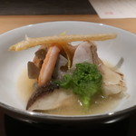 座屋 - 鳥取県産ずわい蟹、高知県産甘鯛、飛竜頭など