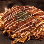 お好み焼きはここやねん - お好み焼ランチ ¥830+tax