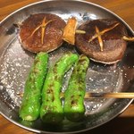 四文屋 - ２０１９年２月２８日　しいたけ　ししとう